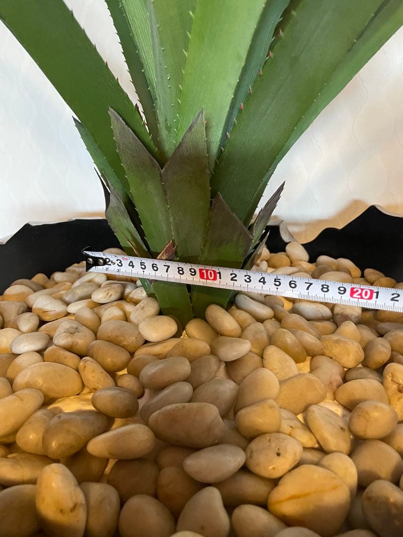 ドン・シェル・メタルウェアの鍾乳石花瓶スタンドとアロエの花瓶