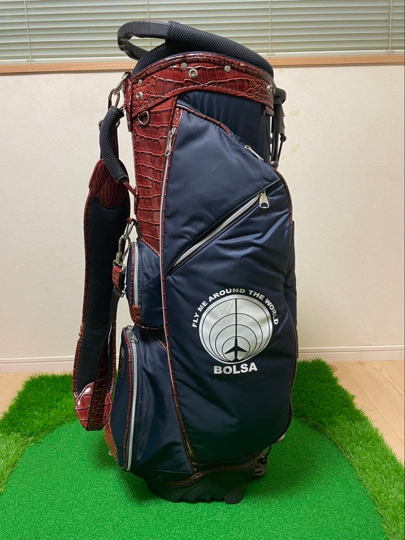 BOLSA ゴルフバッグ・キャディバッグ ネイビー