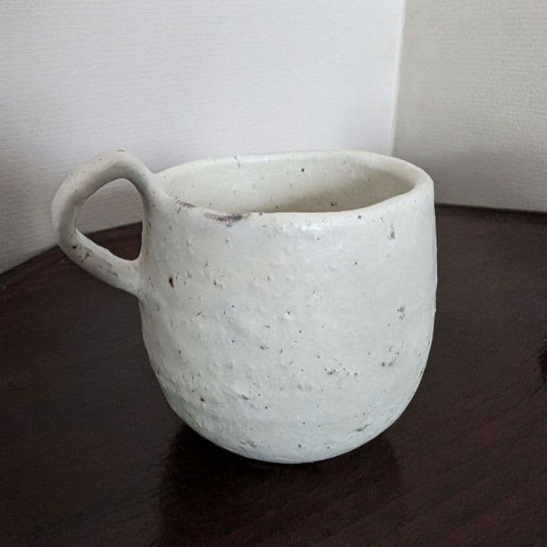 村上直子 パオ＆ユーポス うずらマグ shiromoegi