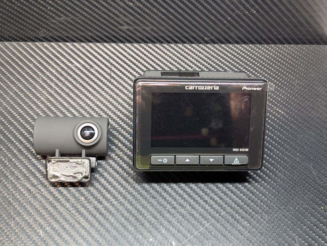 カロッツェリア　VREC-DZ810D　ドラレコ　前後カメラ　高解像度4K録画