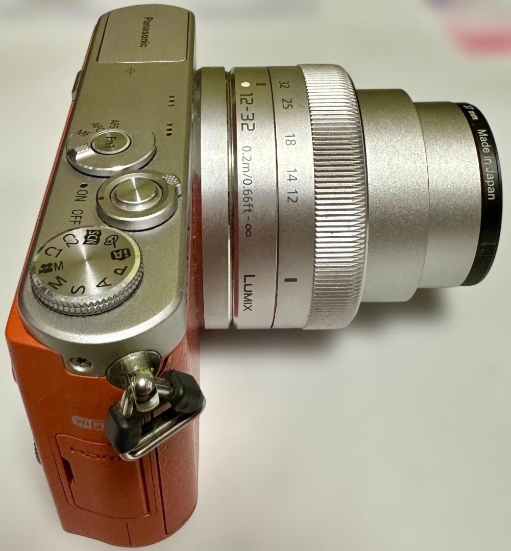 【動作品】LUMIXDMC-GM1オレンジ12-32mmレンズキット