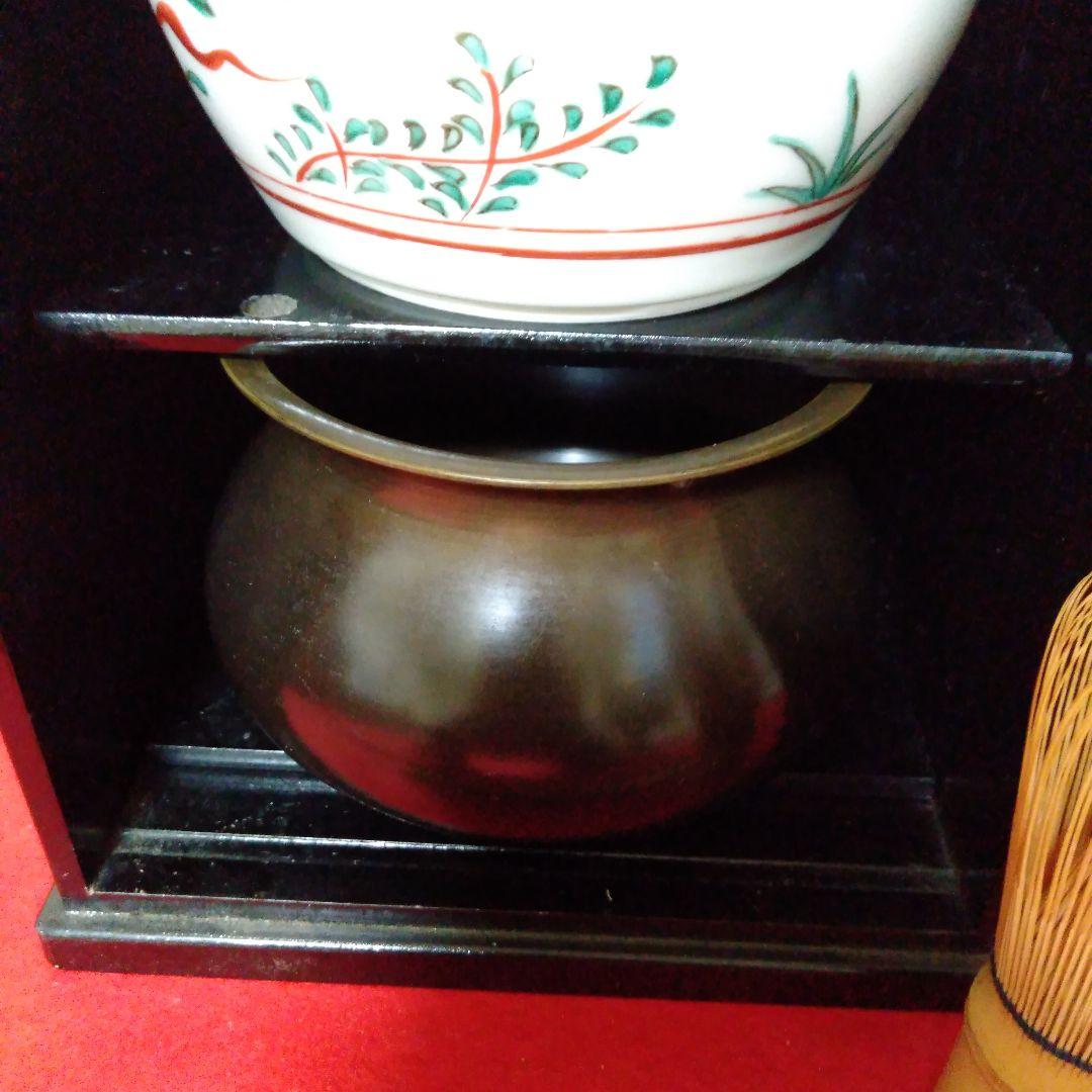 漆塗　短冊茶箱
