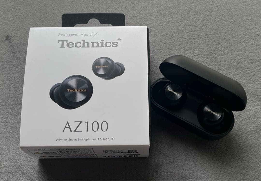 【極美品】Technics完全ワイヤレスイヤホン EAH-AZ100-Kブラック