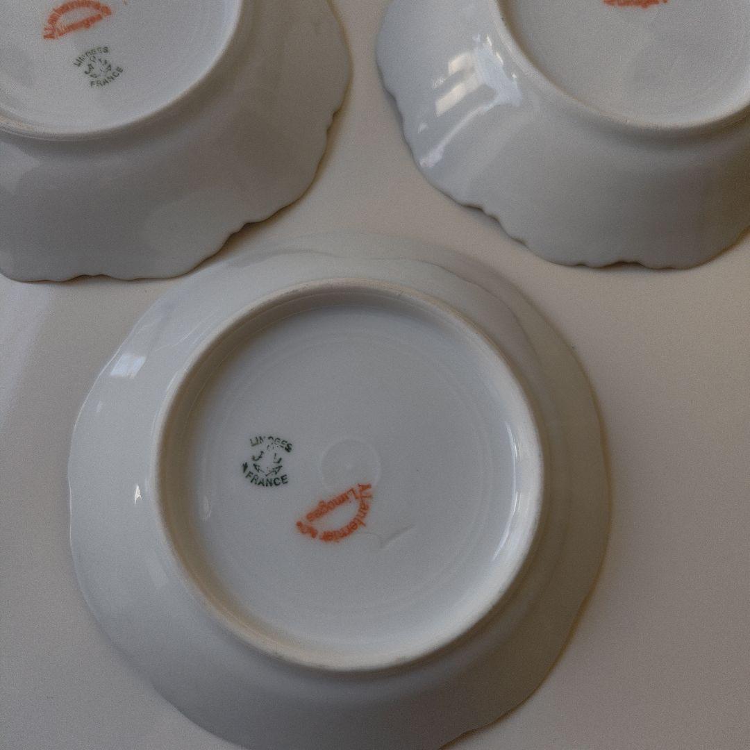 リモージュ　フルーツボウル　器　3個セット