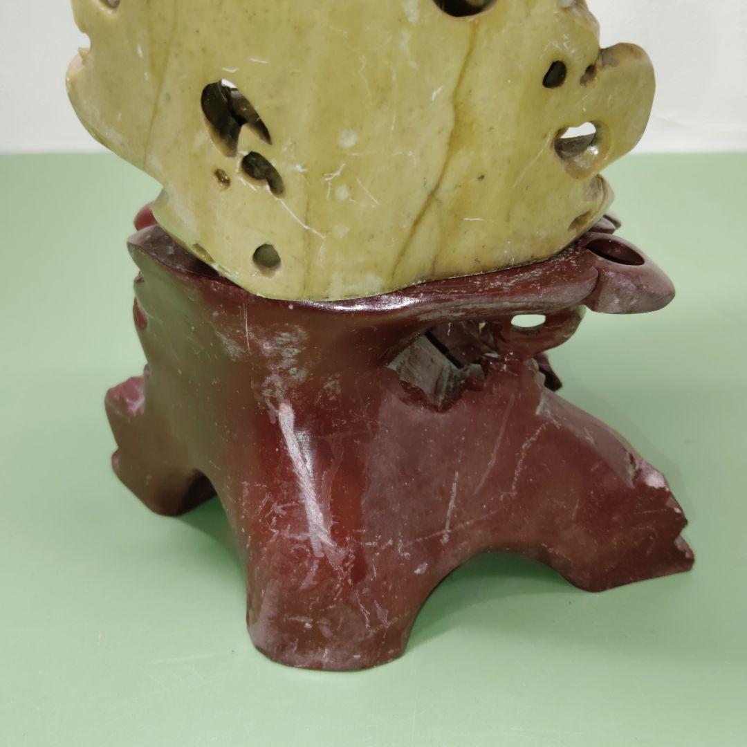 中国美術? 石彫刻 獅子 狛犬 置物 オブジェ インテリア