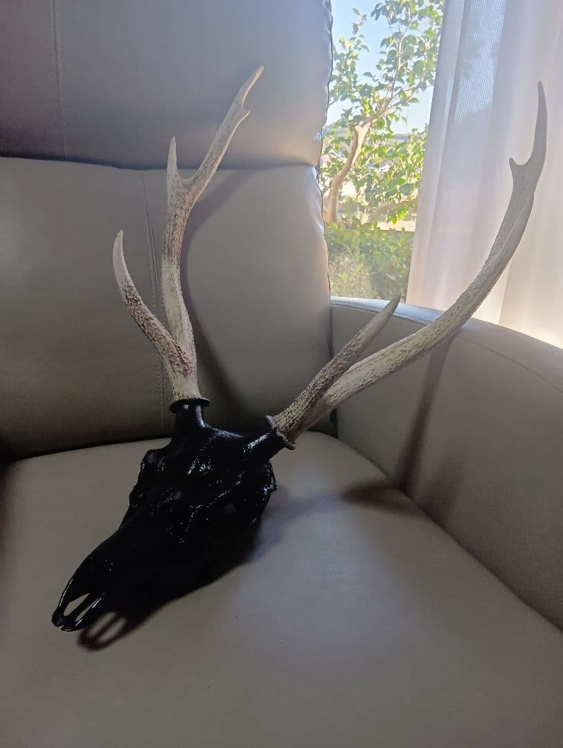 鹿の頭部置物 /ハンドメイド