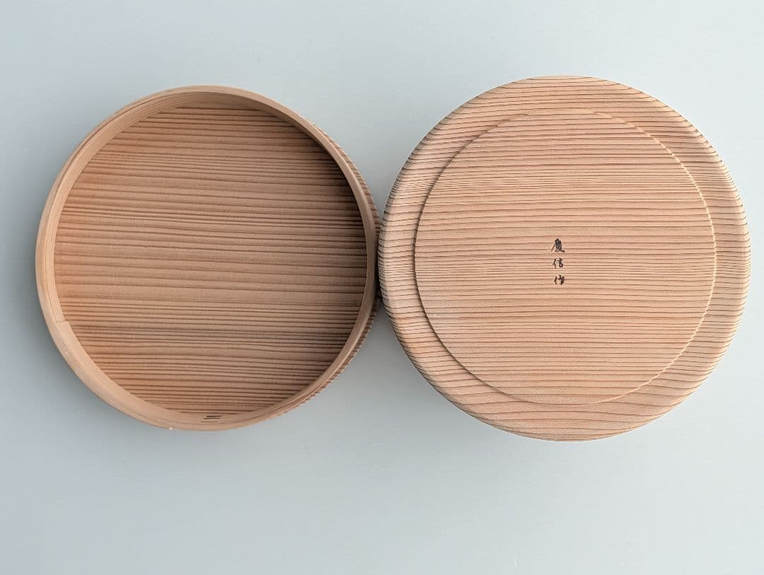 未使用　柴田慶信商店　白木おひつ　5寸　2合