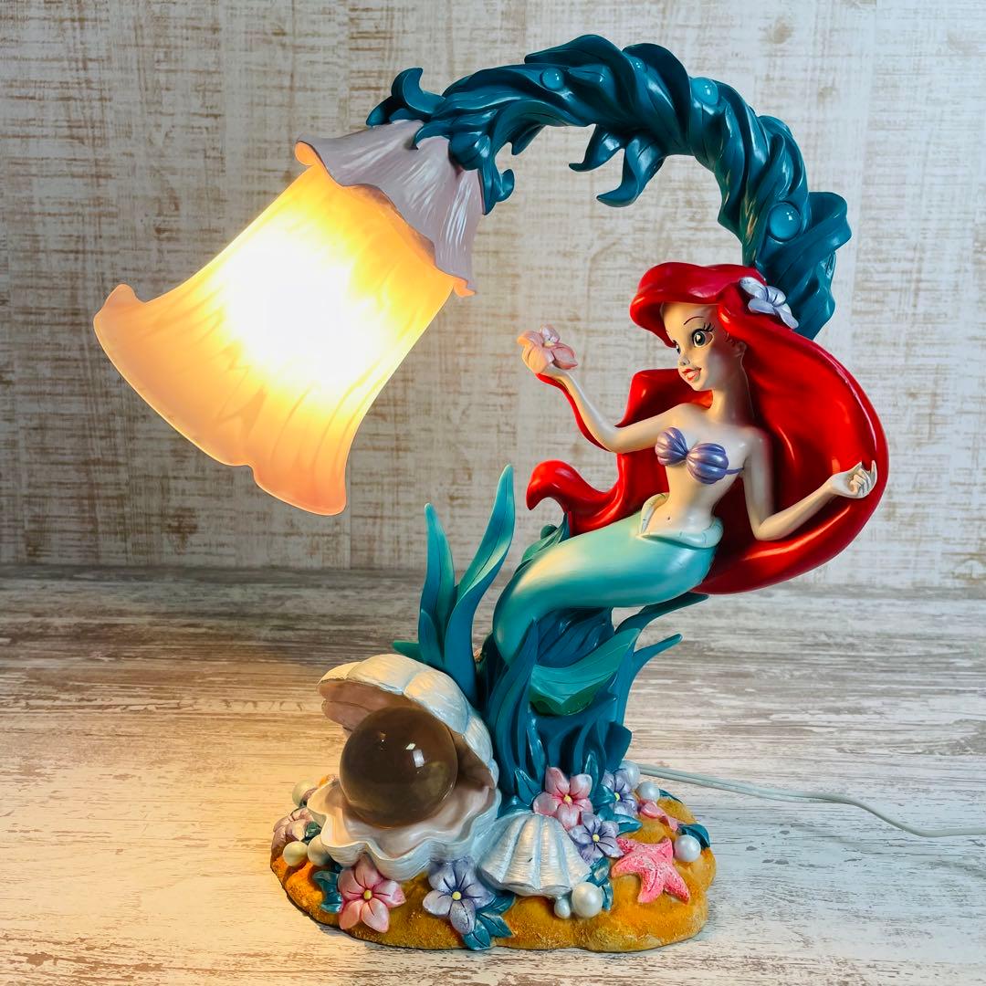 【極希少】Disneyディズニー　リトルマーメイドアリエル　ランプ　ヴィンテージ