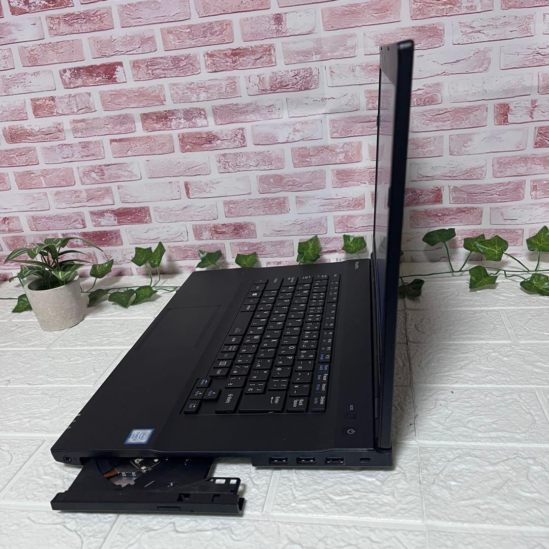 中古NECパソコンSSD256GB メモリ8GB★DVD ノートPC597
