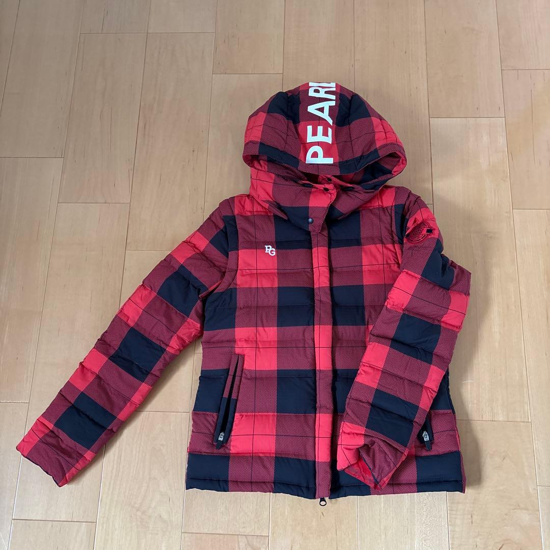 [美品】PEARLY GATES チェック柄ダウンジャケット