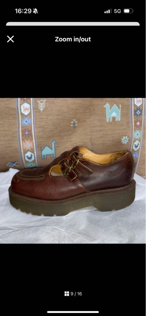 イングランド製 Dr.Martens メリージェーン UK6 25cm ブラウン