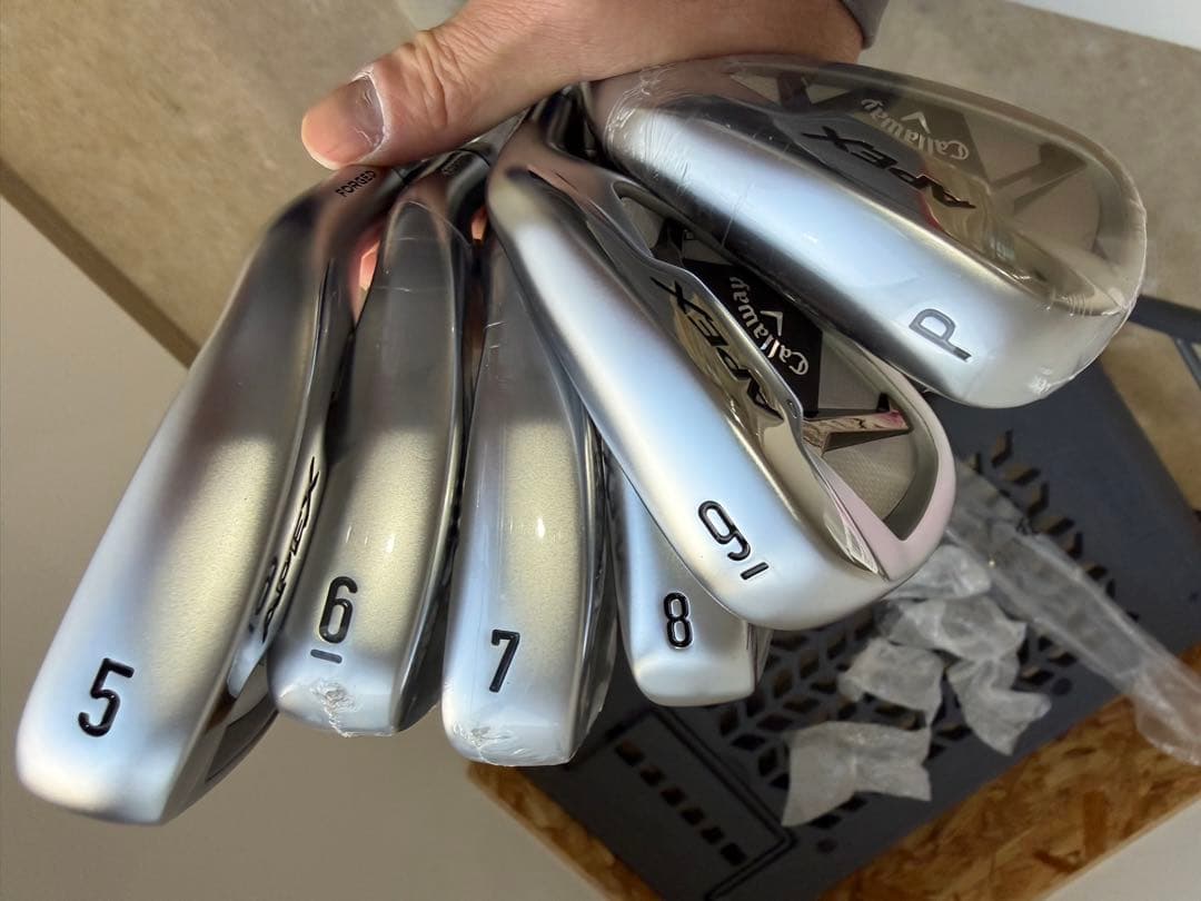 2021モデル APEXアイアンセット6本(3本未使用)　モーダス105