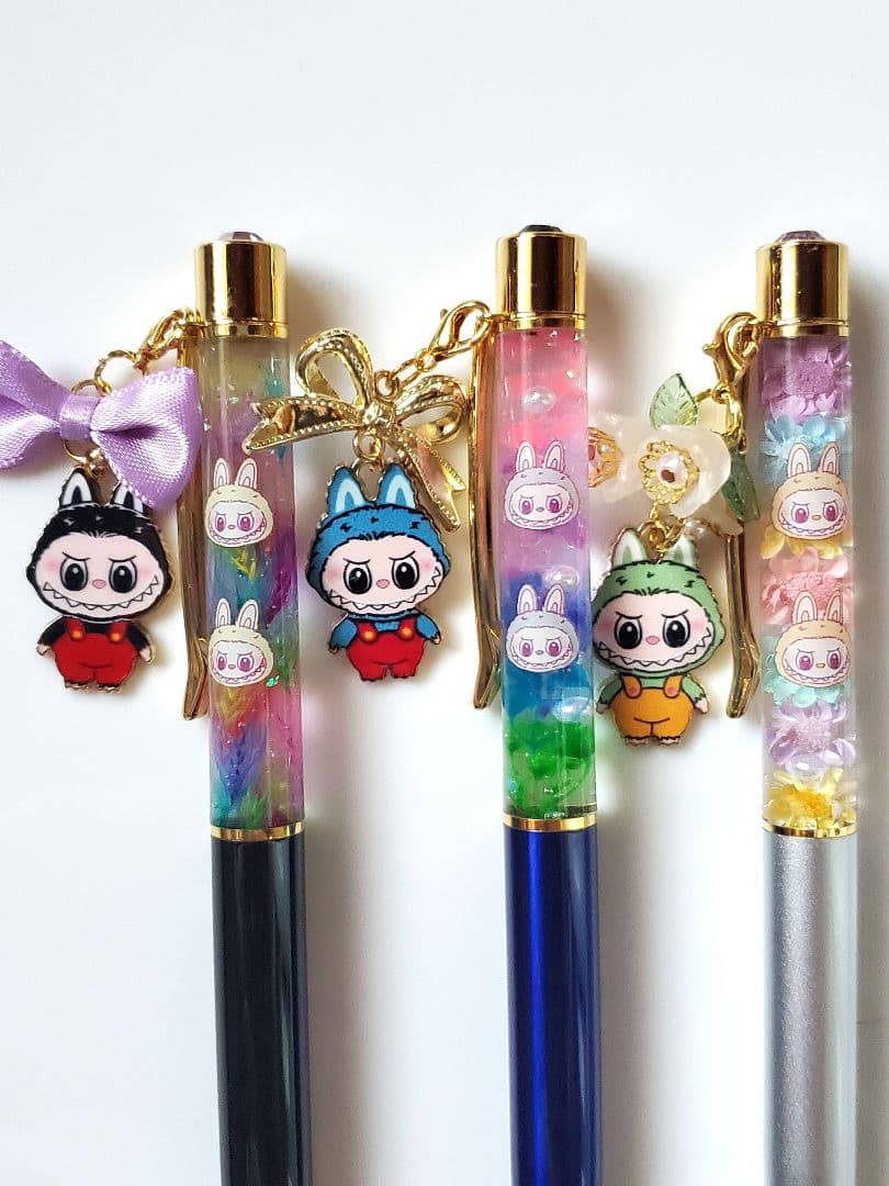 ハーバリウムボールペン✨トップジュエル付