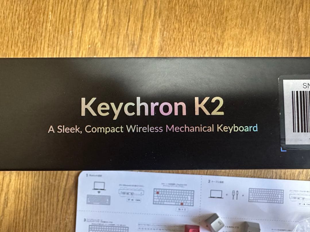 Keychron K2 Version2 コンパクト　英語　キーボード　赤軸