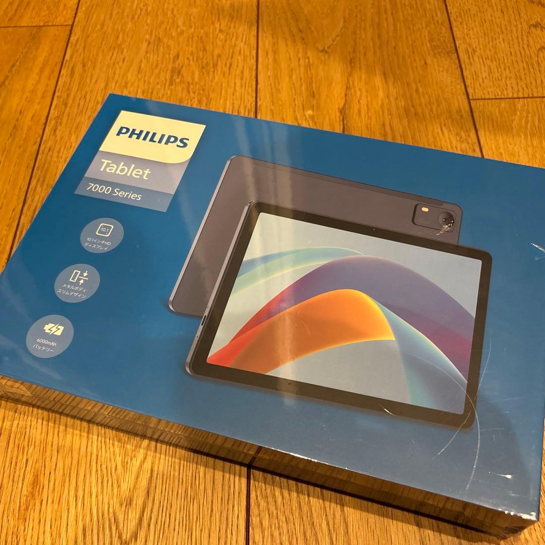 PHILIPS Android15 タブレット 10インチ 8コアCPU グレー
