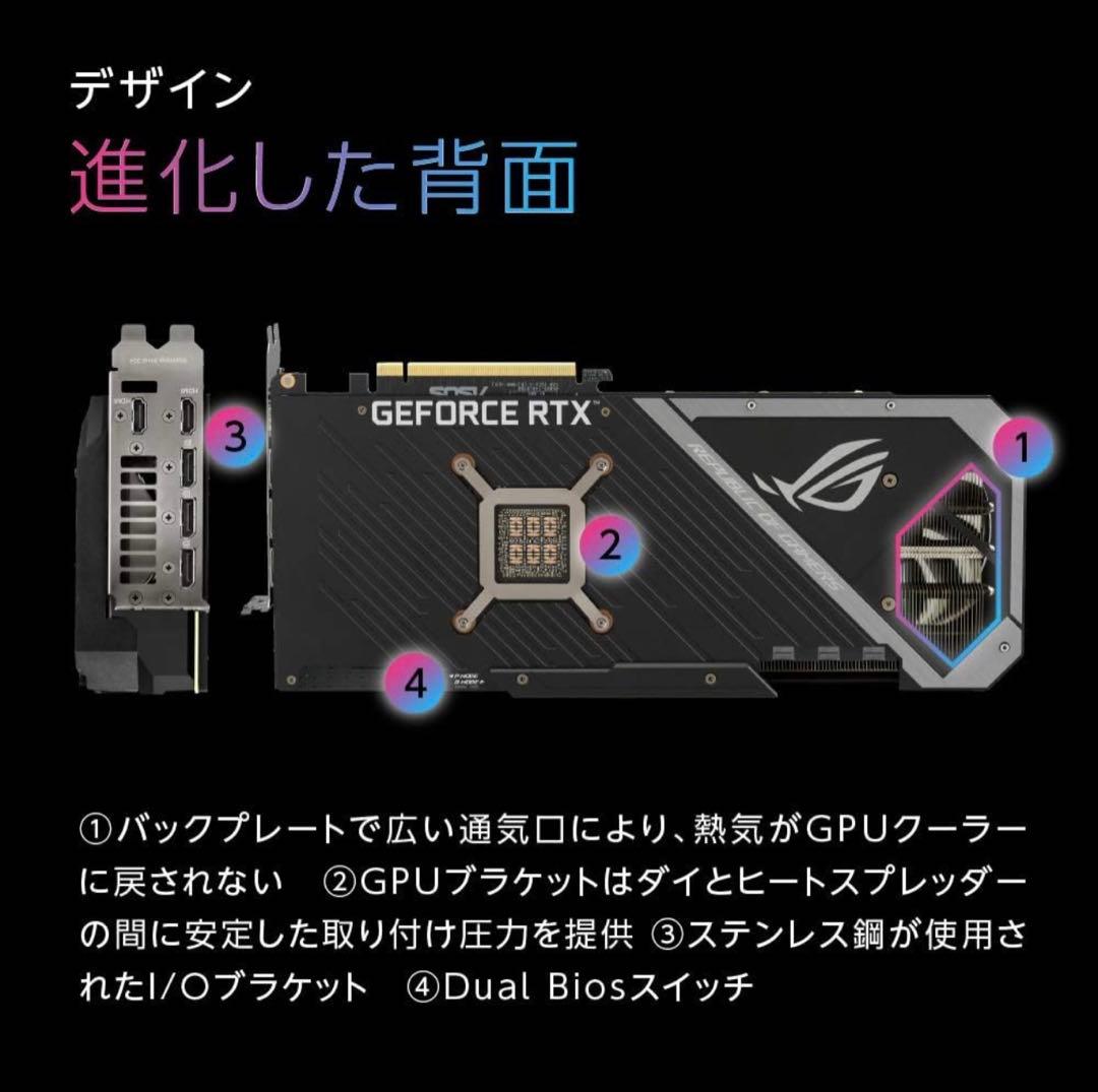 グラフィックボード・グラボ・ビデオカード ASUS ROG Strix GeForce RTX 3090 24gb