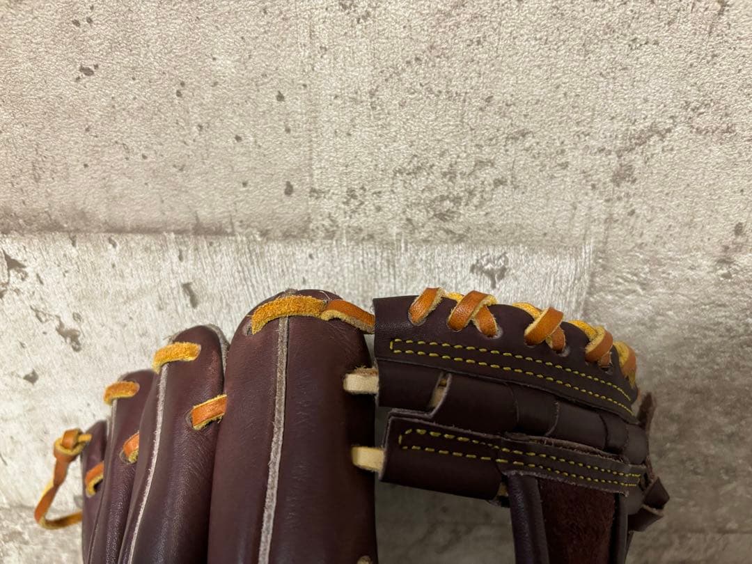 久保田スラッガー 軟式 BR1 バーガンディ 湯もみ型付け済み　内野手用