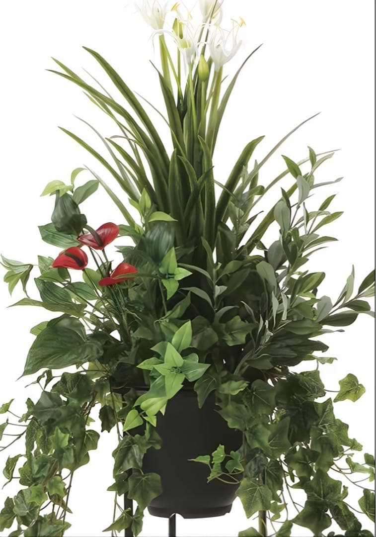 光触媒　人工観葉植物　ウォールグリーン　フェイクグリーン　スタンドユッカ1.35