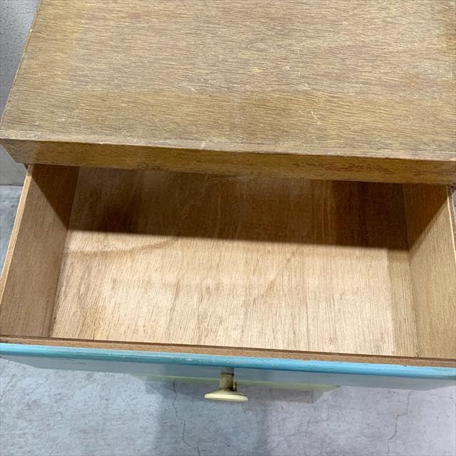 昭和レトロ古家具カラーサイドチェスト