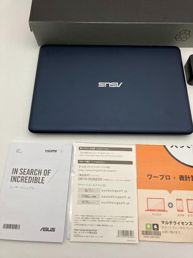 ASUS ノートパソコン ACアダプター付き