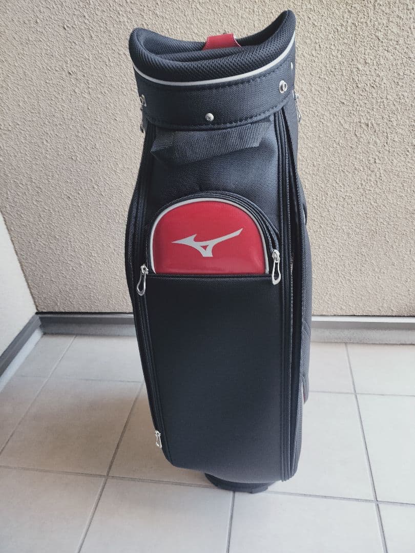 Mizuno キャディバッグ 黒/赤