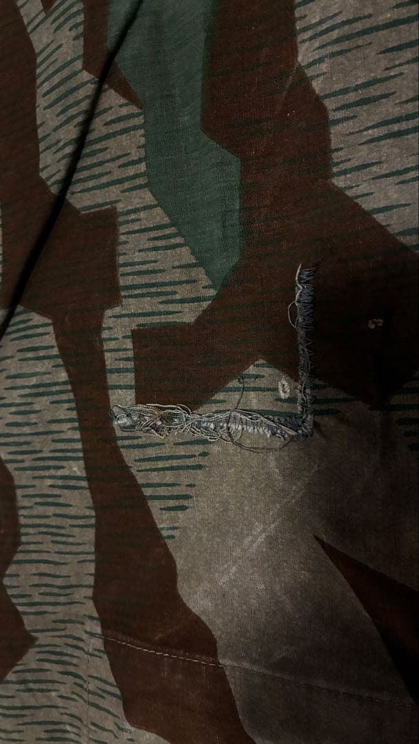 実物　ドイツ国防軍　ナチ◯ドイツ　軍幕　　スプリンターカモM31 2枚セット