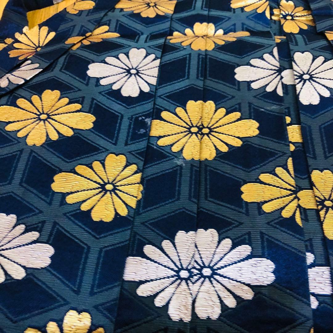 七五三　男の子￼￼￼‼️祝着・羽織・袴セット　鷹鷲立波絵巻花文金彩⭐︎完全フルセット