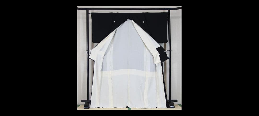 裄丈71cm　170cm　トールサイズ　正絹黒留袖　結婚式