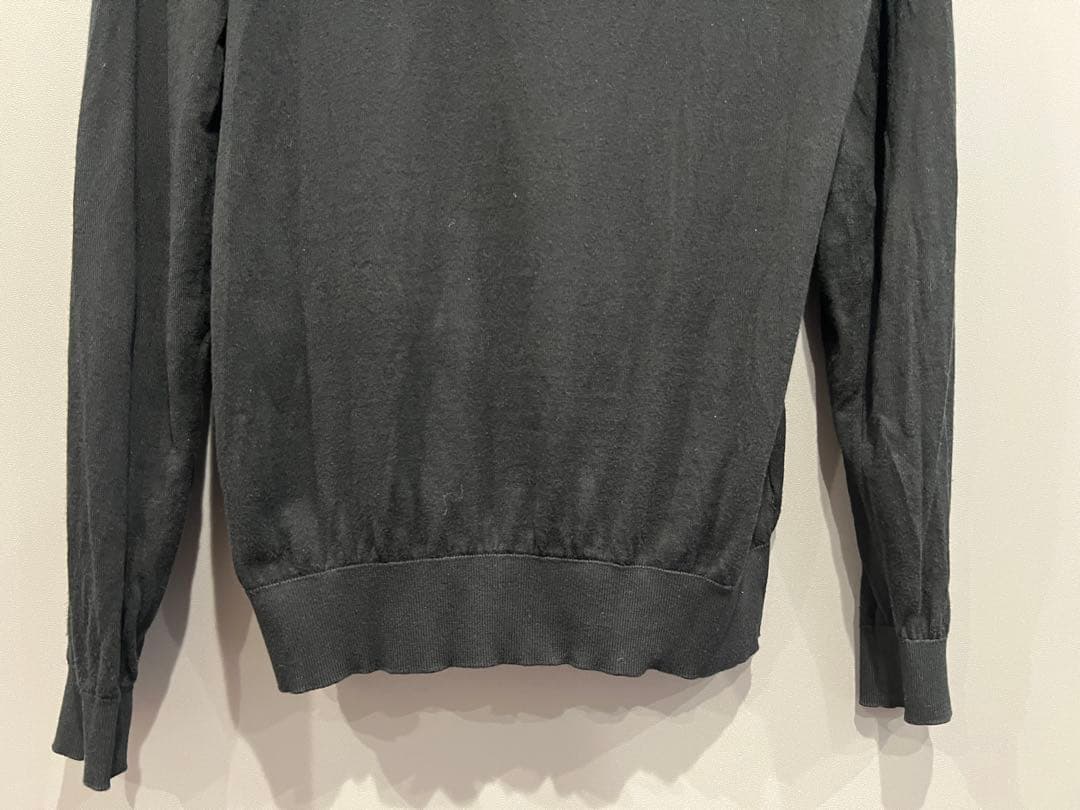 JOHN SMEDLEY ジョンスメドレー タートルネック M ブラック