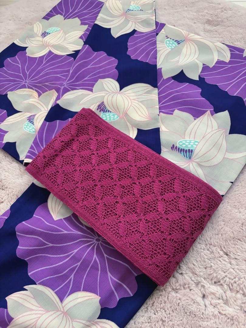 和風館の浴衣　蓮　セオアルファ