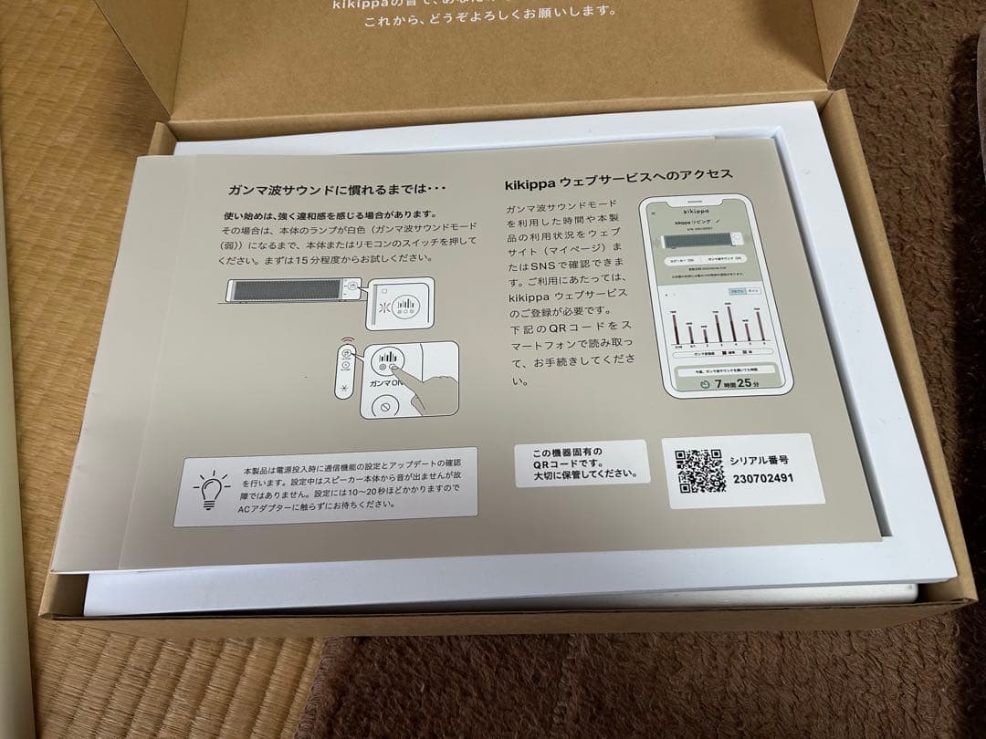 シオノギヘルスケア　ガンマ波サウンドケア　kikippa