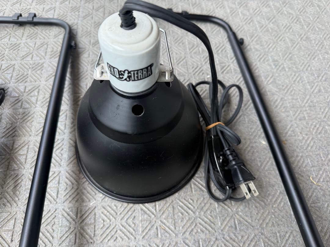 GEXライトドーム18センチ　2個　エキゾテラライトスタンド2個　美品