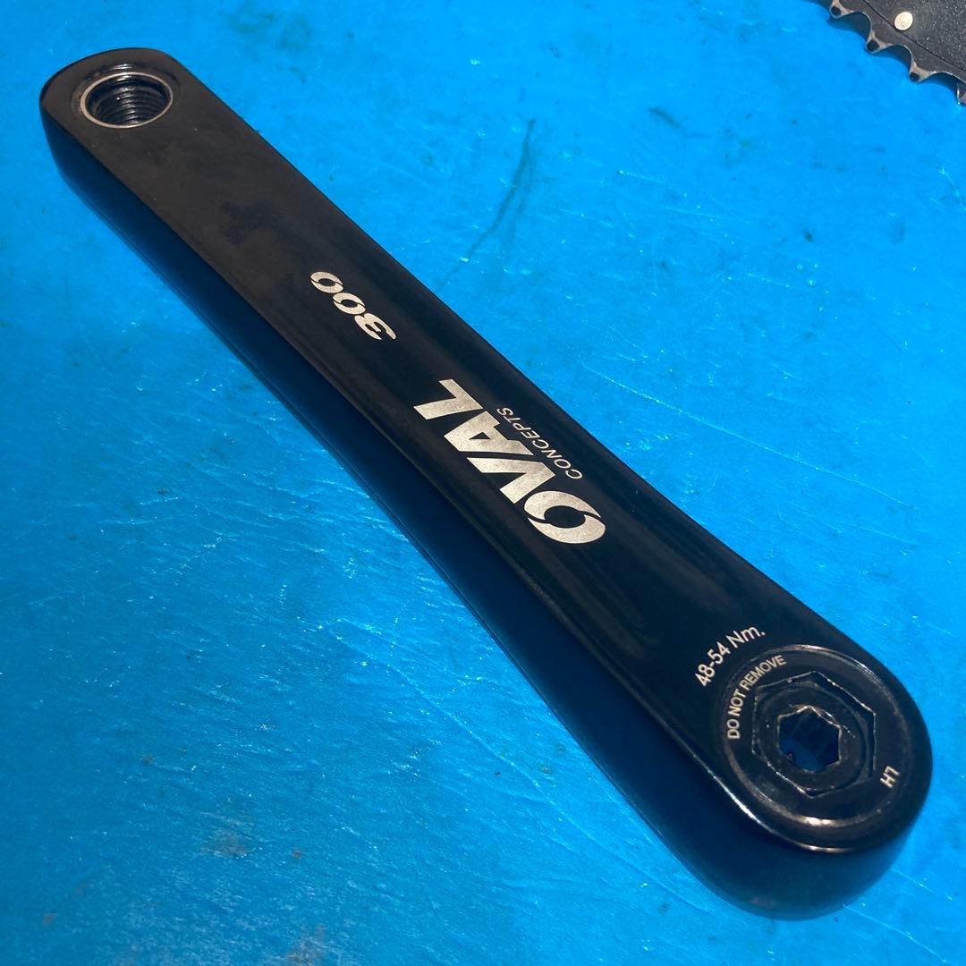 ★美品 praxisworks OVAL300 52/36 クランクセット