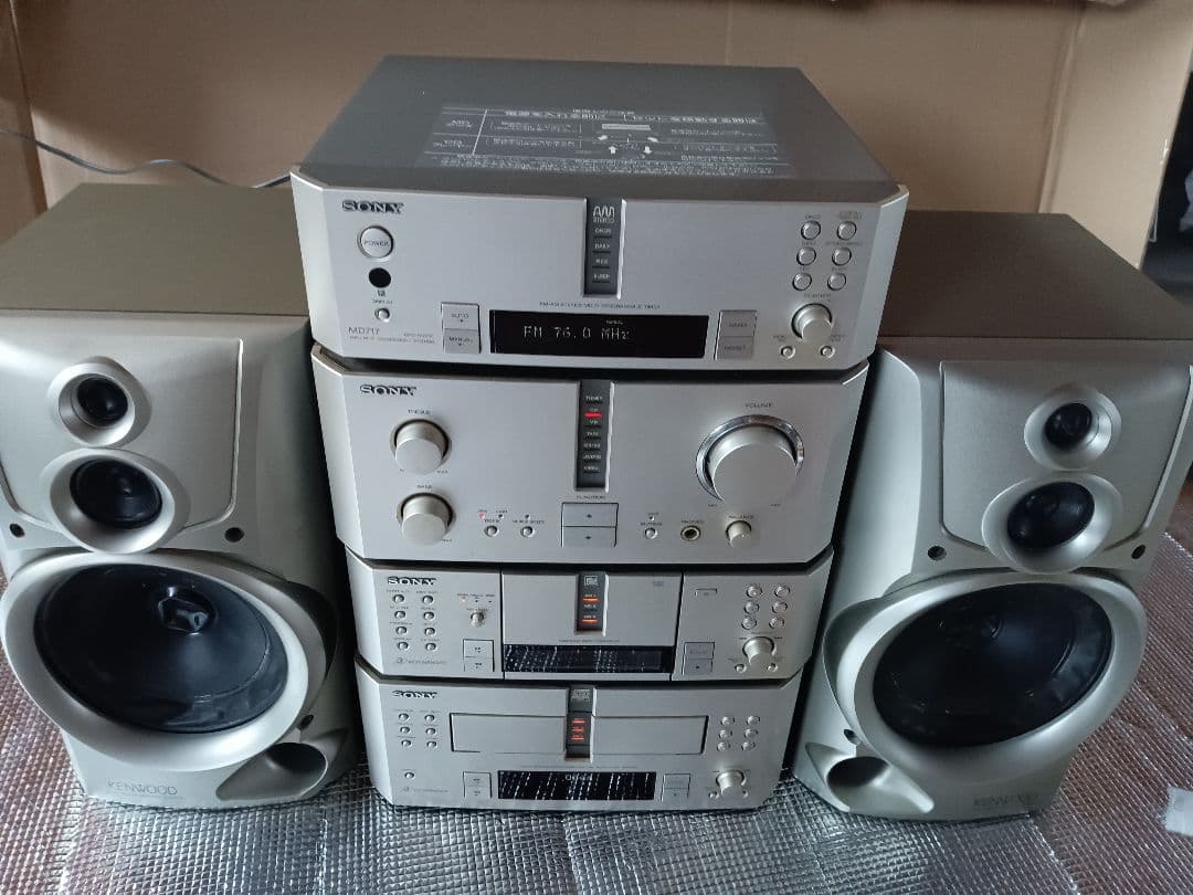 【ジャンク品】SONY システムコンポ ST-MS717