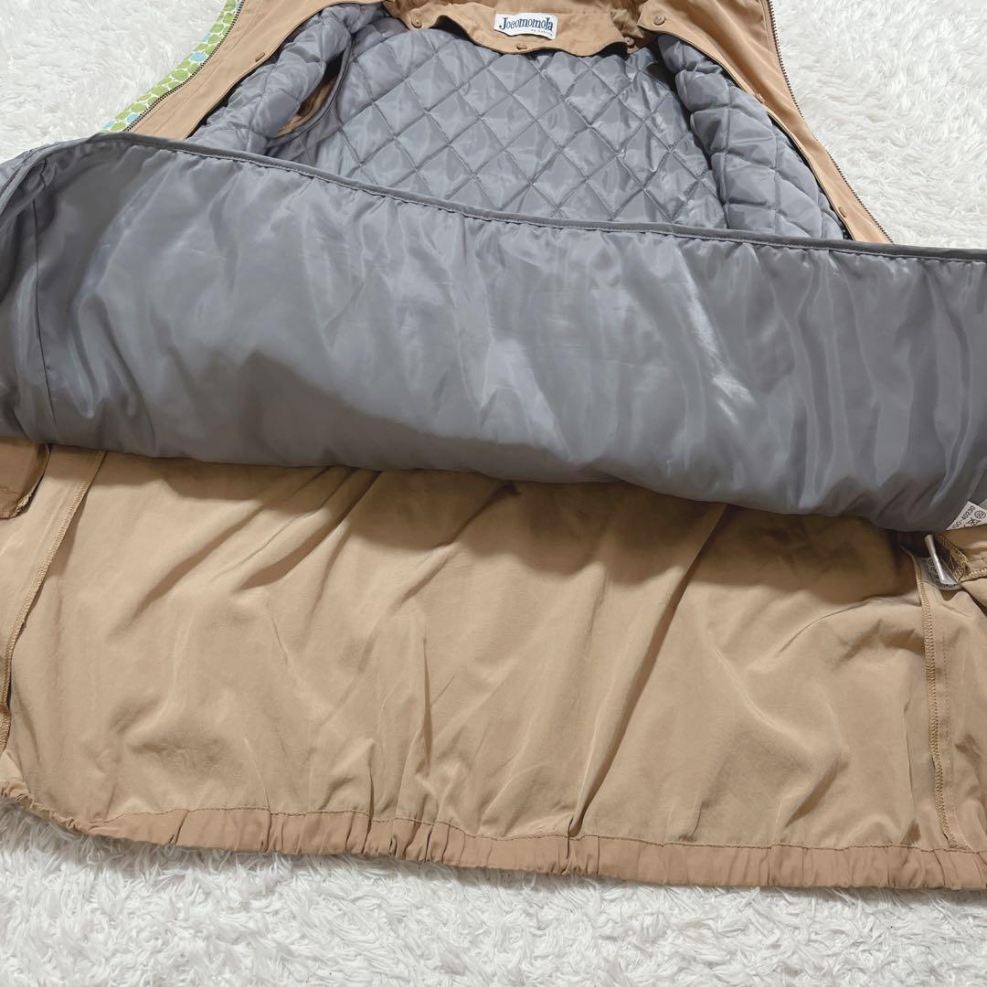 美品✨ホコモモラ　モッズコート　フード＆ライナー付き　ベージュ　L キルティング