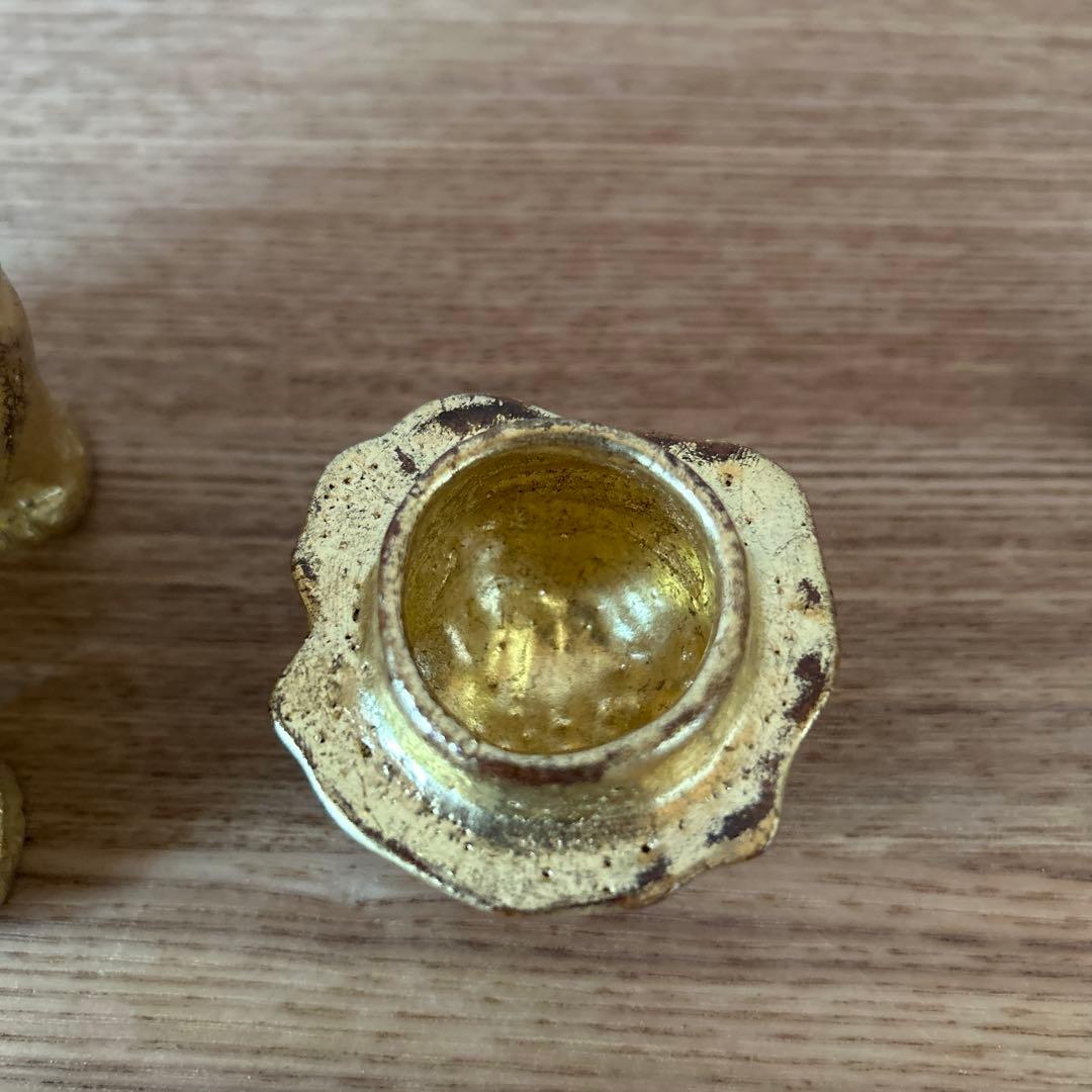 大樋長楽　金濁　向獅子香炉　茶道具