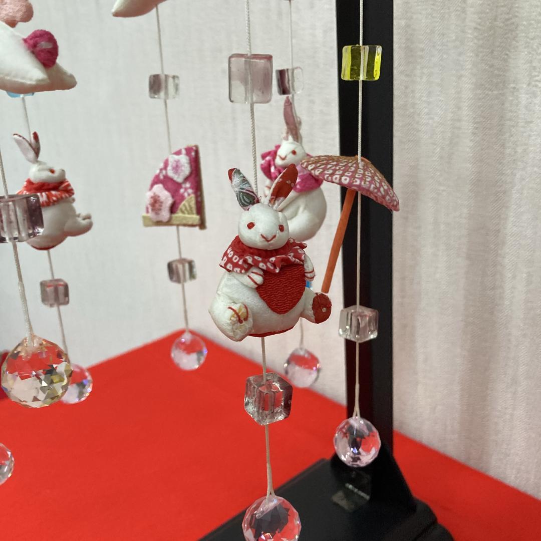 No.5 可愛いうさぎ吊るし飾り　雛人形つるし雛　雛祭りつるし飾　ひな人形