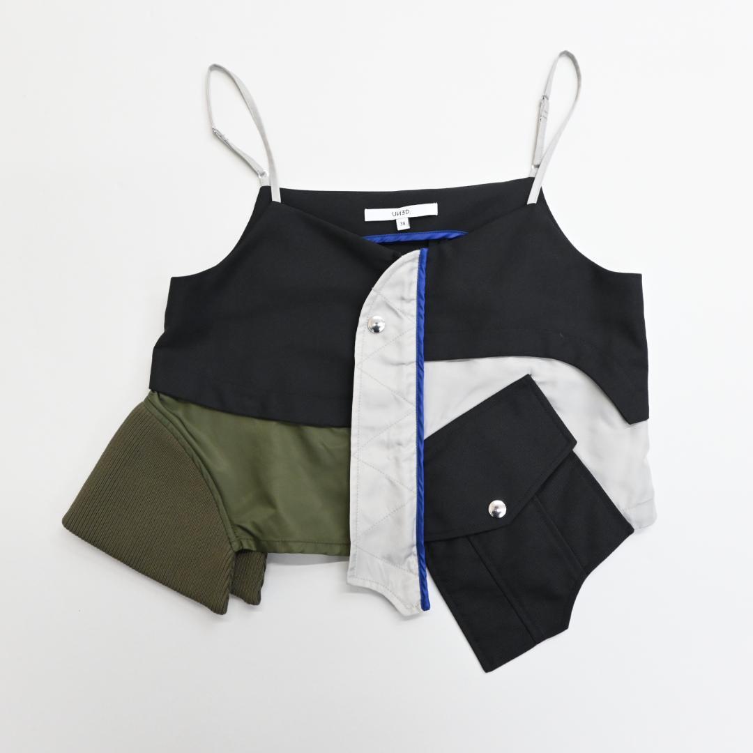 □ 44279★年 UN3D. アンスリード MA-1ドッキングビスチェ 38