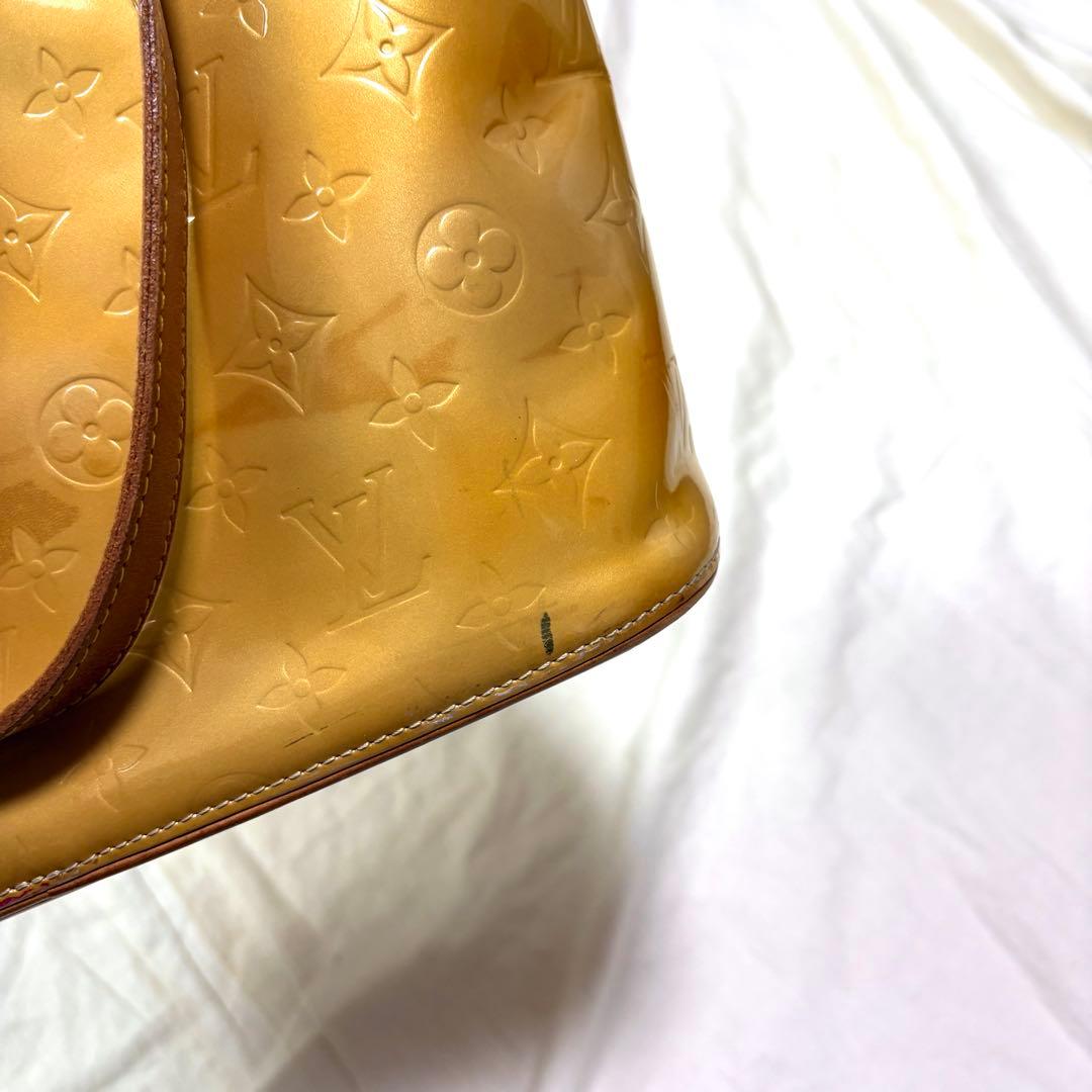 Louis Vuitton ハンドバッグ ヴェルニ モノグラム イエロー