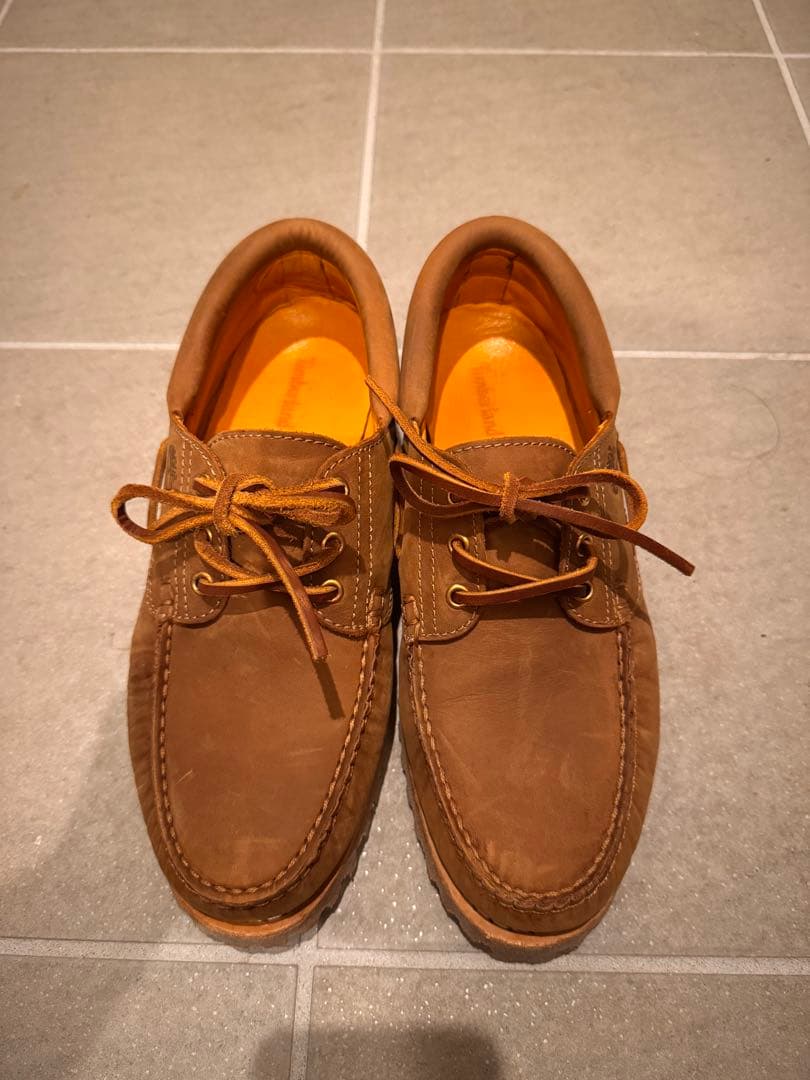 【美品】ティンバーランドレザーモカシンシューズ
