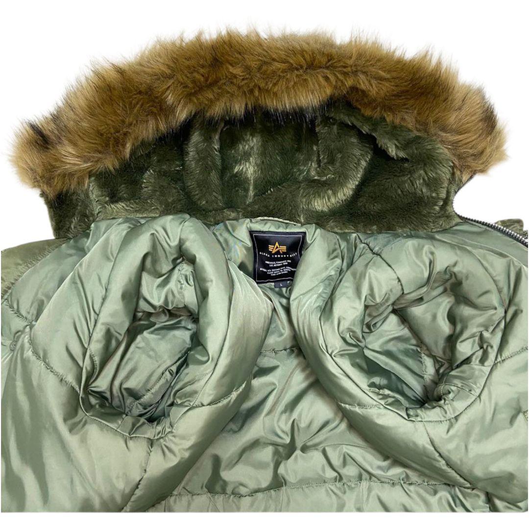 ✨ALPHA INDUSTRIES N3B モッズコート カーキ Lサイズ