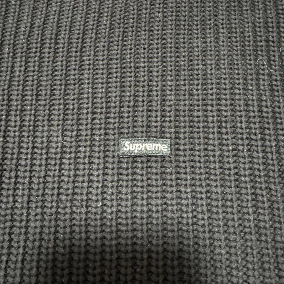 Supreme Small Box Ribbed Sweater 黒 M 状態良