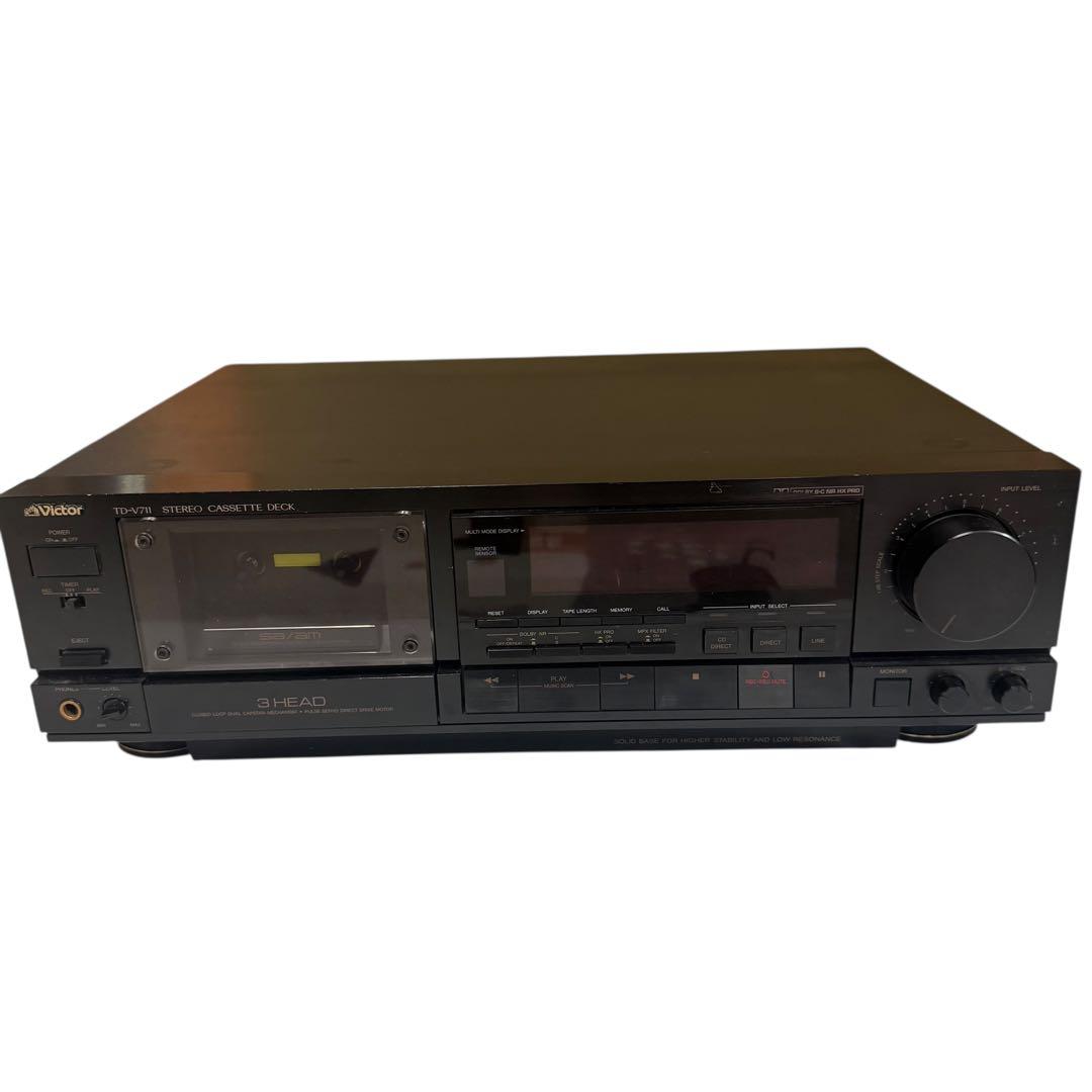 【名機】Victor TD-V711 3ヘッド ステレオカセットデッキ