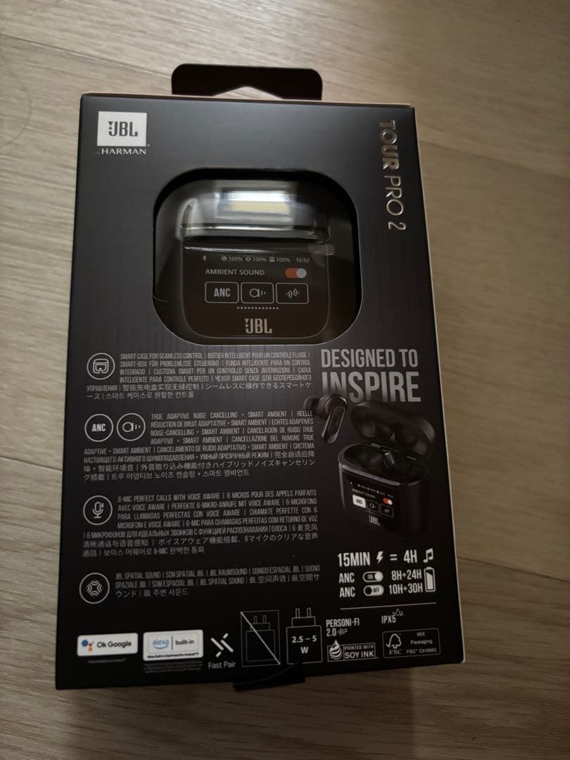 イヤホン JBL TOUR PRO2 JBL TOURPRO2 BLK