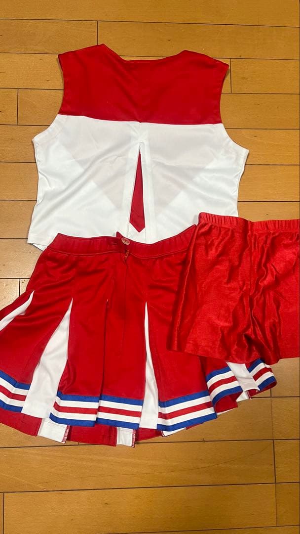 チアリーディングウェア 赤白 セット