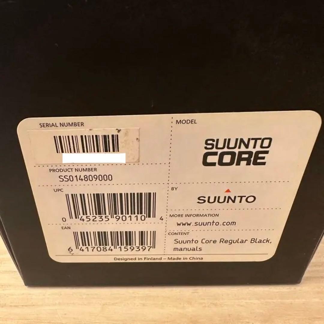 【SUUNTO】CORE 腕時計Regular Black