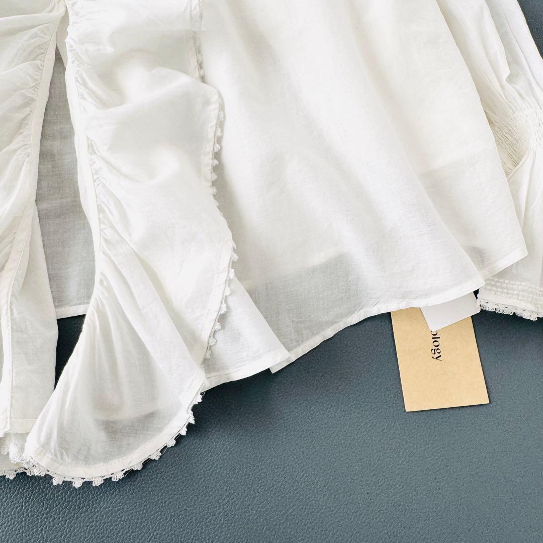 Curensology タグ付未使用✨2025AW ラッフルレースブラウス