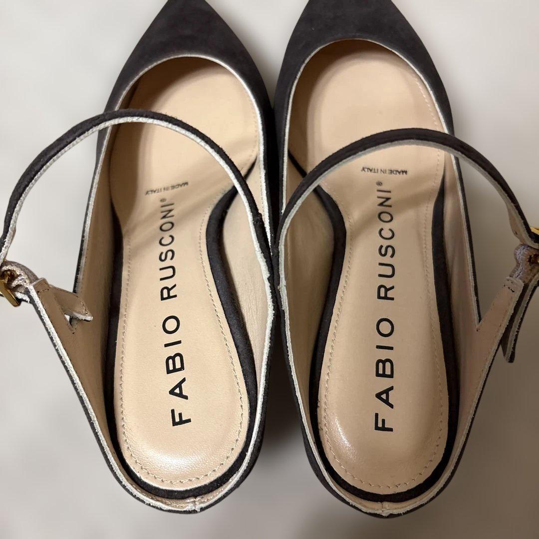 FABIO RUSCONI ブラウンミュール 35 【未使用】