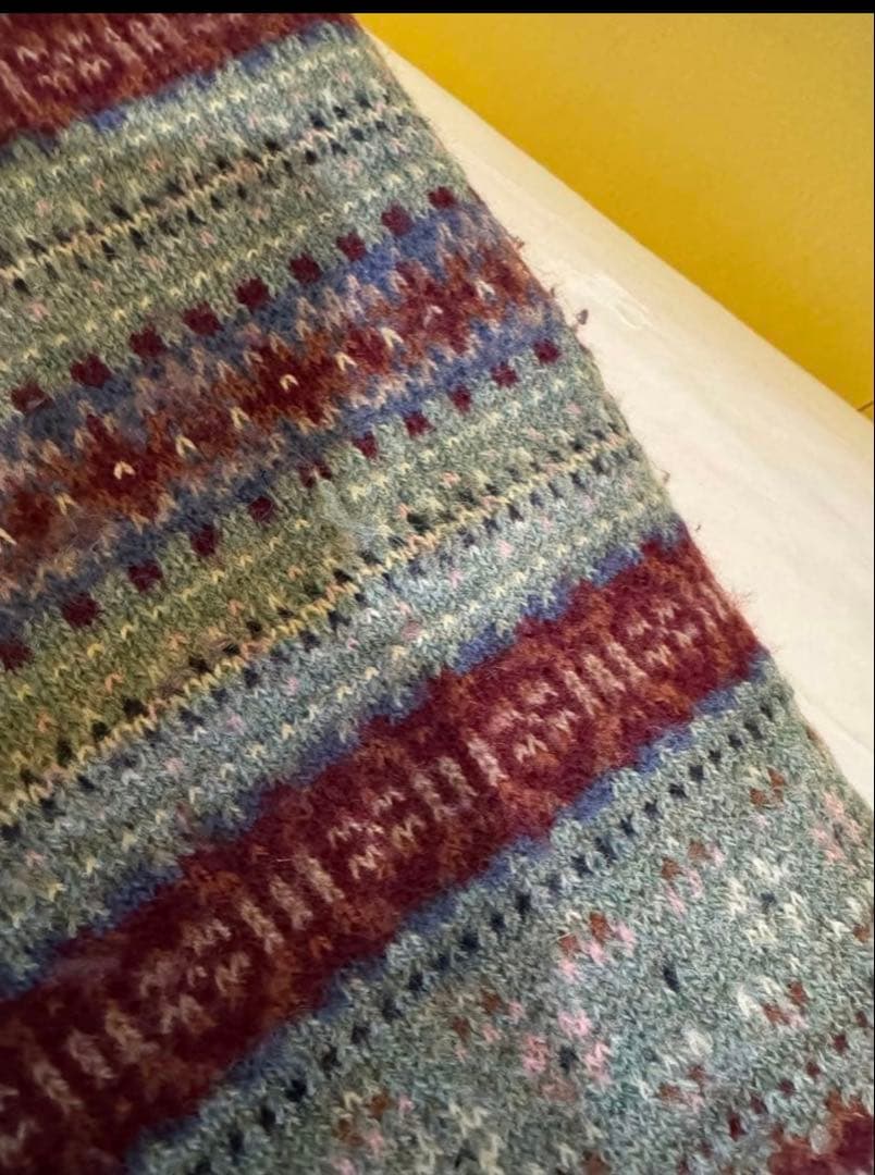 ラルフローレンスローブランケット ノルディックボーダー明日まで¥5,000オフ