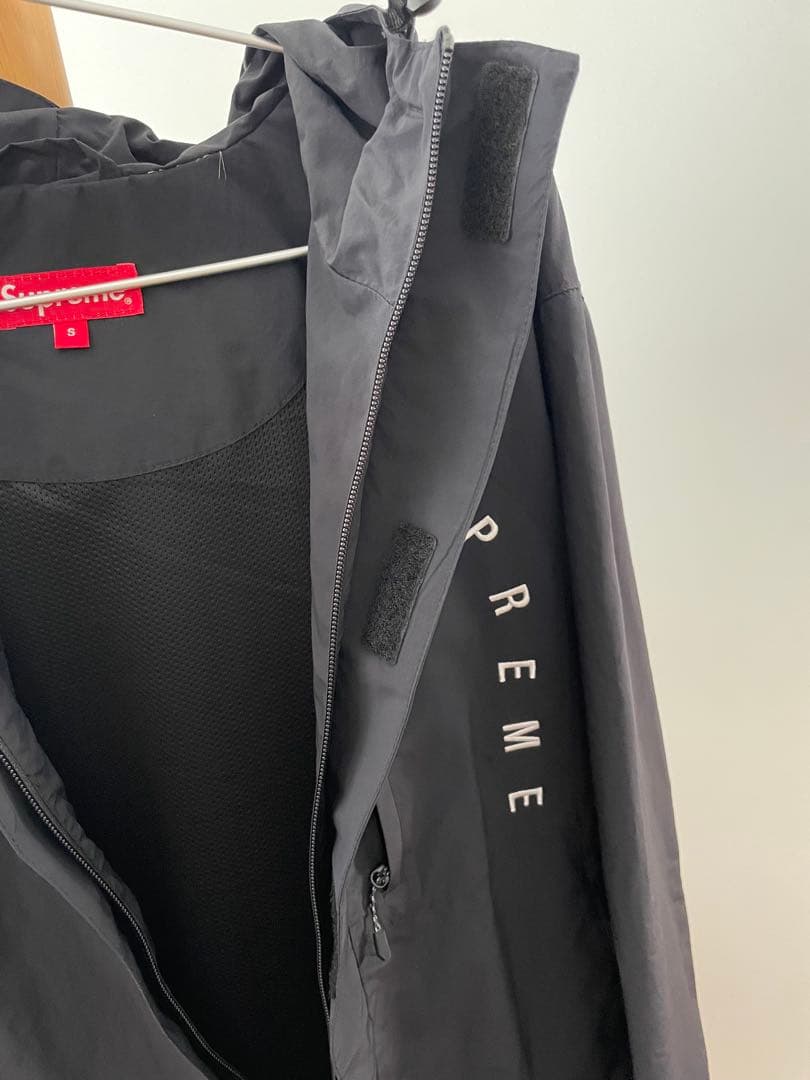 SUPREME Cleve Logos Ripstop Jacket 黒 S